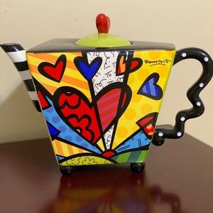 Vintage Romero Brito tea kettle